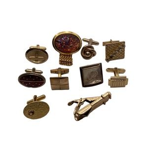 Vintage Mismatch Cuff Link Lot